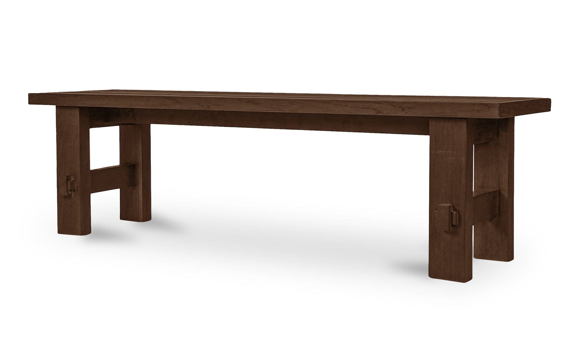 Moe's Home Collection Outdoor Bench Marina Outdoor Dining Table Brown Marina Outdoor Dining Table Brown