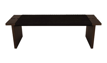 Moe's Home Collection Outdoor Bench Merritt Outdoor Bench Dark Brown Merritt Outdoor Bench Dark Brown