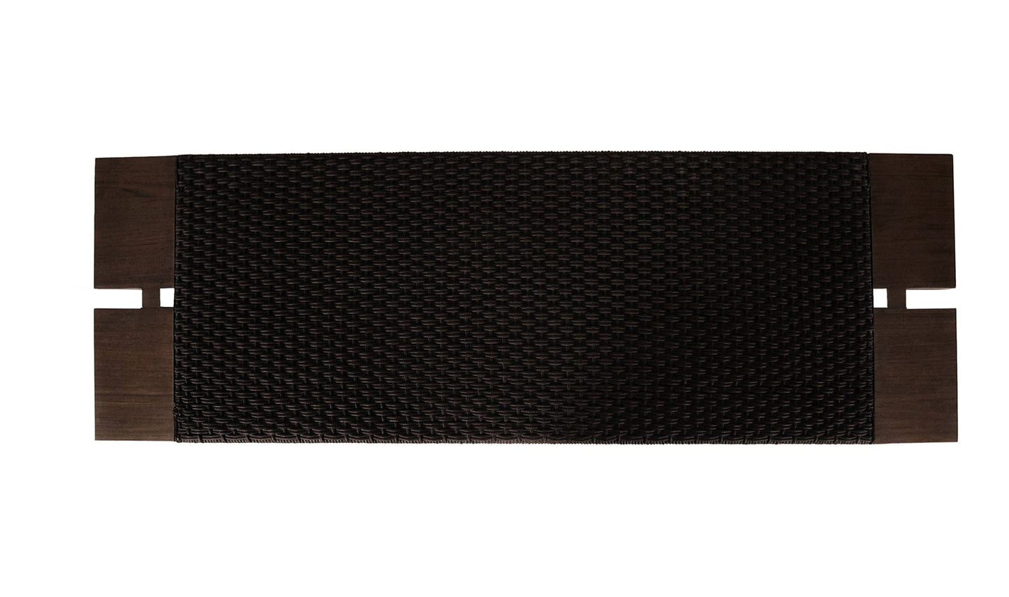 Moe's Home Collection Outdoor Bench Merritt Outdoor Bench Dark Brown Merritt Outdoor Bench Dark Brown