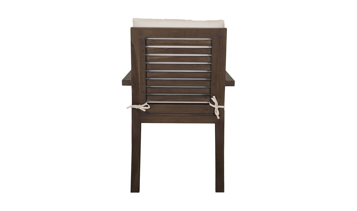 Moe's Home Collection Outdoor Dining Chair Mateo Outdoor Dining Chair White Mateo Outdoor Dining Chair White