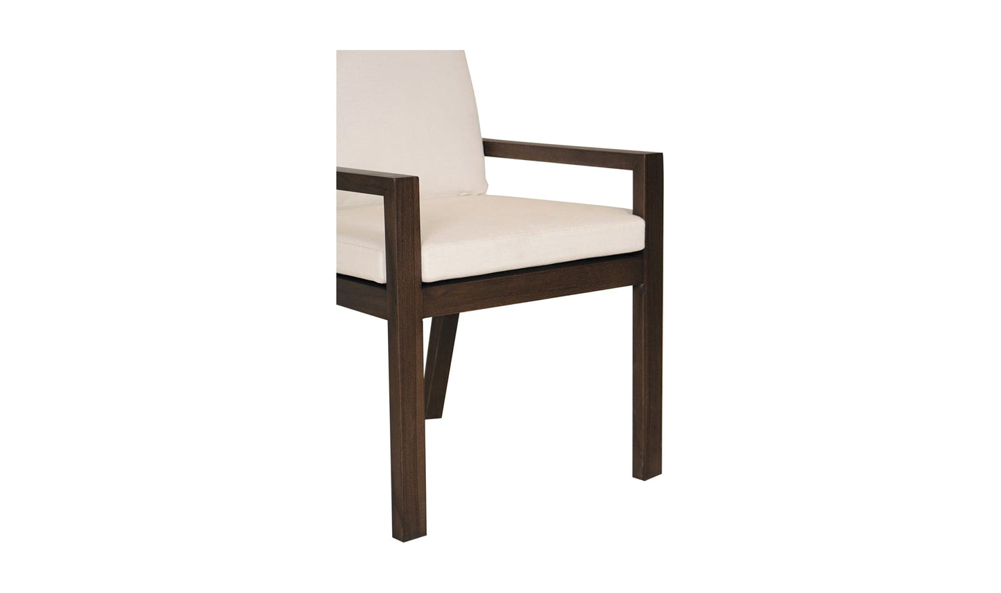Moe's Home Collection Outdoor Dining Chair Mateo Outdoor Dining Chair White Mateo Outdoor Dining Chair White