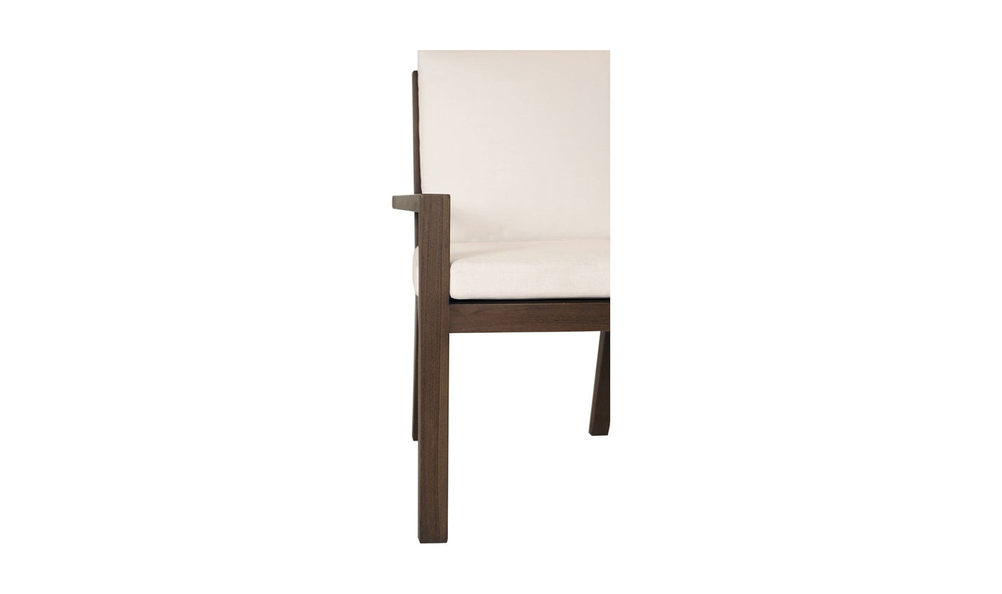 Moe's Home Collection Outdoor Dining Chair Mateo Outdoor Dining Chair White Mateo Outdoor Dining Chair White