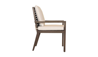 Moe's Home Collection Outdoor Dining Chair Mateo Outdoor Dining Chair White Mateo Outdoor Dining Chair White