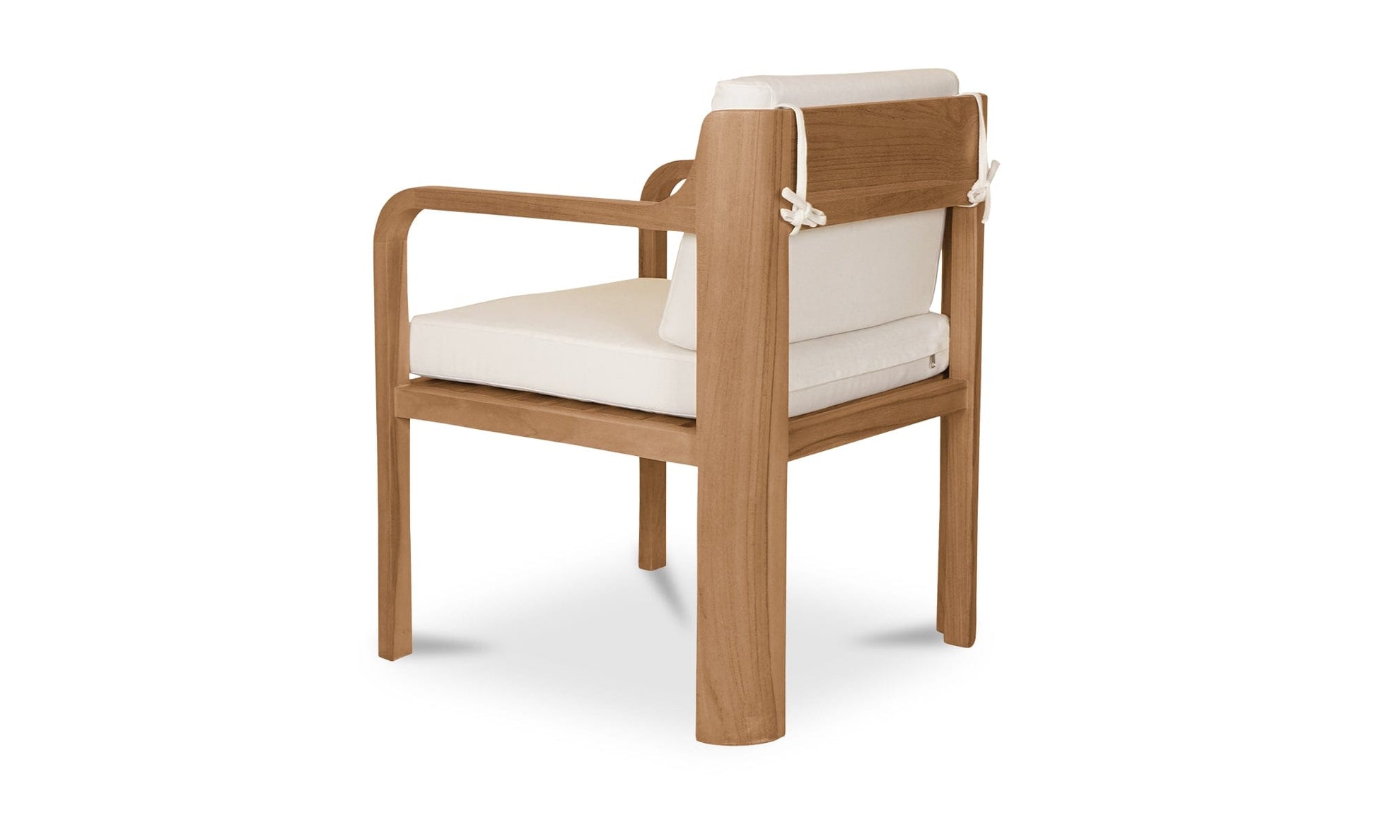 Moe's Home Collection Outdoor Dining Chair Nellie Outdoor Dining Chair White Nellie Outdoor Dining Chair White