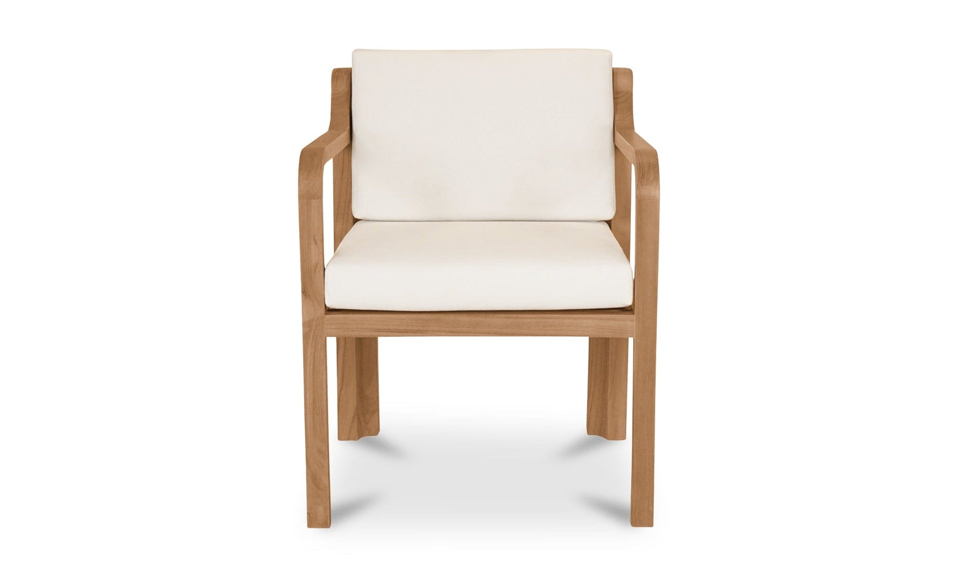Moe's Home Collection Outdoor Dining Chair Nellie Outdoor Dining Chair White Nellie Outdoor Dining Chair White
