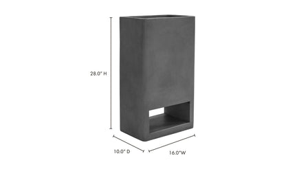 Moe's outdoor furniture BRISTOL PLANTER Enhance Your Outdoor Space with Premium Wood Ipe Planters - Shop Now!