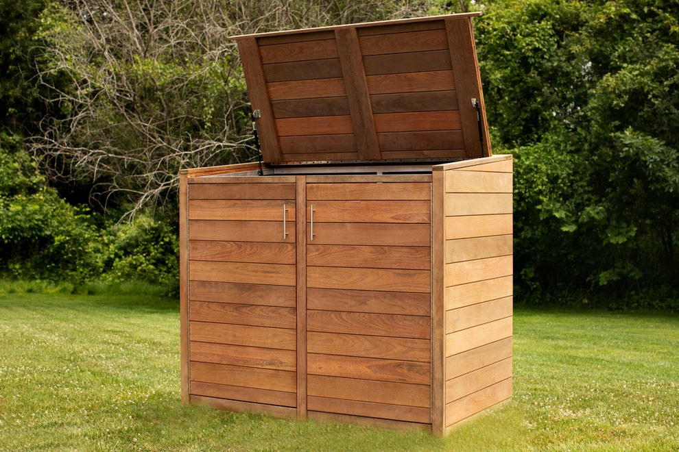 Ipe Trash Enclosure | The Carpentry Shop Co.