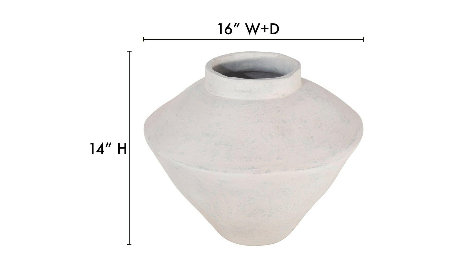 Moe's outdoor furniture RAJA DECORATIVE VESSEL LARGE Enhance Your Outdoor Space with Premium Wood Ipe Planters - Shop Now!