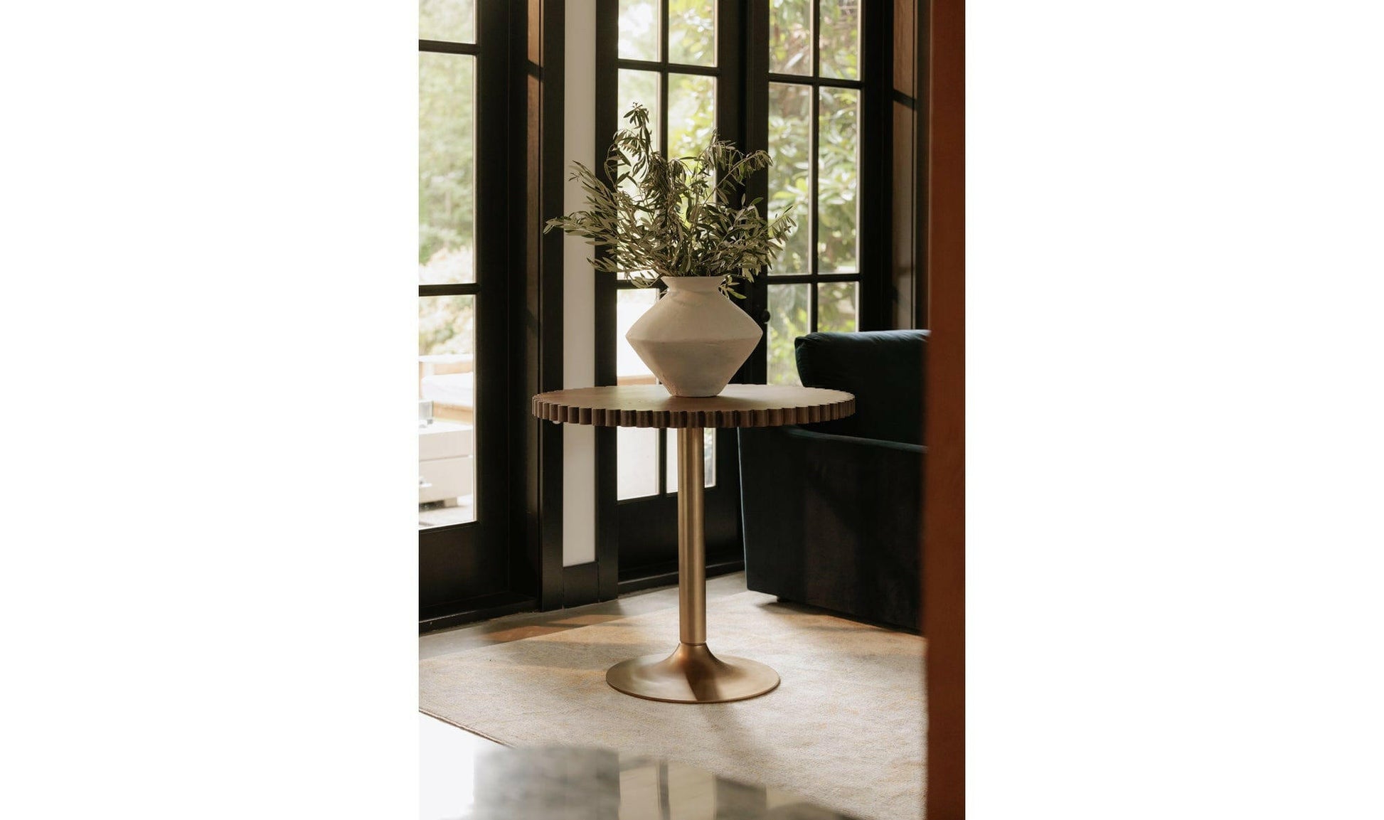 Moe's outdoor furniture RAJA DECORATIVE VESSEL LARGE Enhance Your Outdoor Space with Premium Wood Ipe Planters - Shop Now!