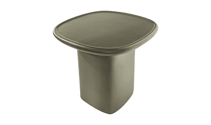 Moe's Home Collection Outdoor Side Table Manon Outdoor Side Table Deep Green Manon Outdoor Side Table Deep Green