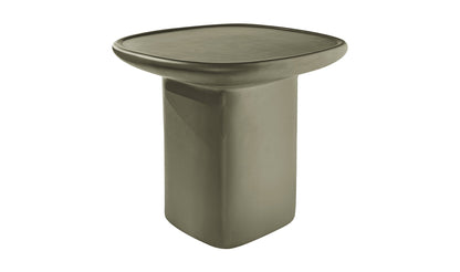 Moe's Home Collection Outdoor Side Table Manon Outdoor Side Table Deep Green Manon Outdoor Side Table Deep Green