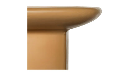 Moe's Home Collection Outdoor Side Table Manon Outdoor Side Table Deep Yellow Manon Outdoor Side Table Deep Yellow