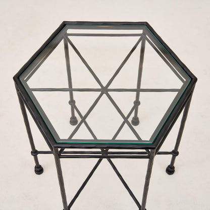 House of Leon Outdoor Side Table Provence Outdoor Glass Side Table Provence Outdoor Glass Side Table