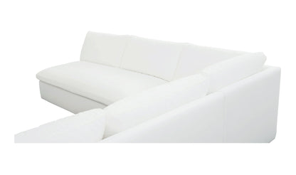 Moe's Home Collection Outdoor Sofas Miles Outdoor Modular 3 Piece White Miles Outdoor Modular 3 Piece White