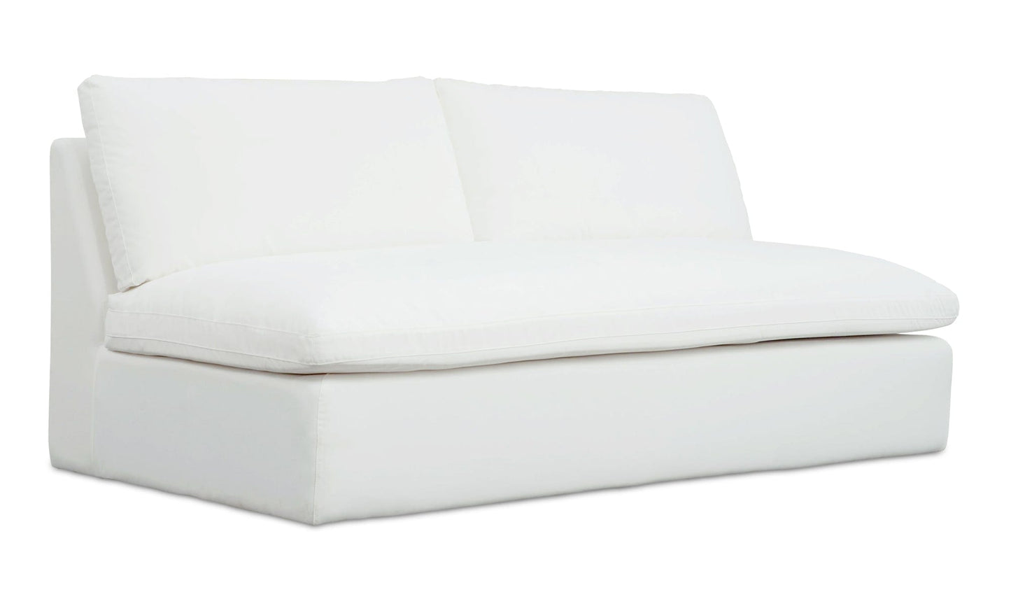 Moe's Home Collection Outdoor Sofas Miles Outdoor Sofa White Miles Outdoor Sofa White
