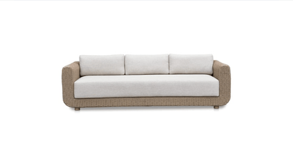 Moe's Home Collection Outdoor Sofas Soma Outdoor Sofa Natural Soma Outdoor Sofa Natural