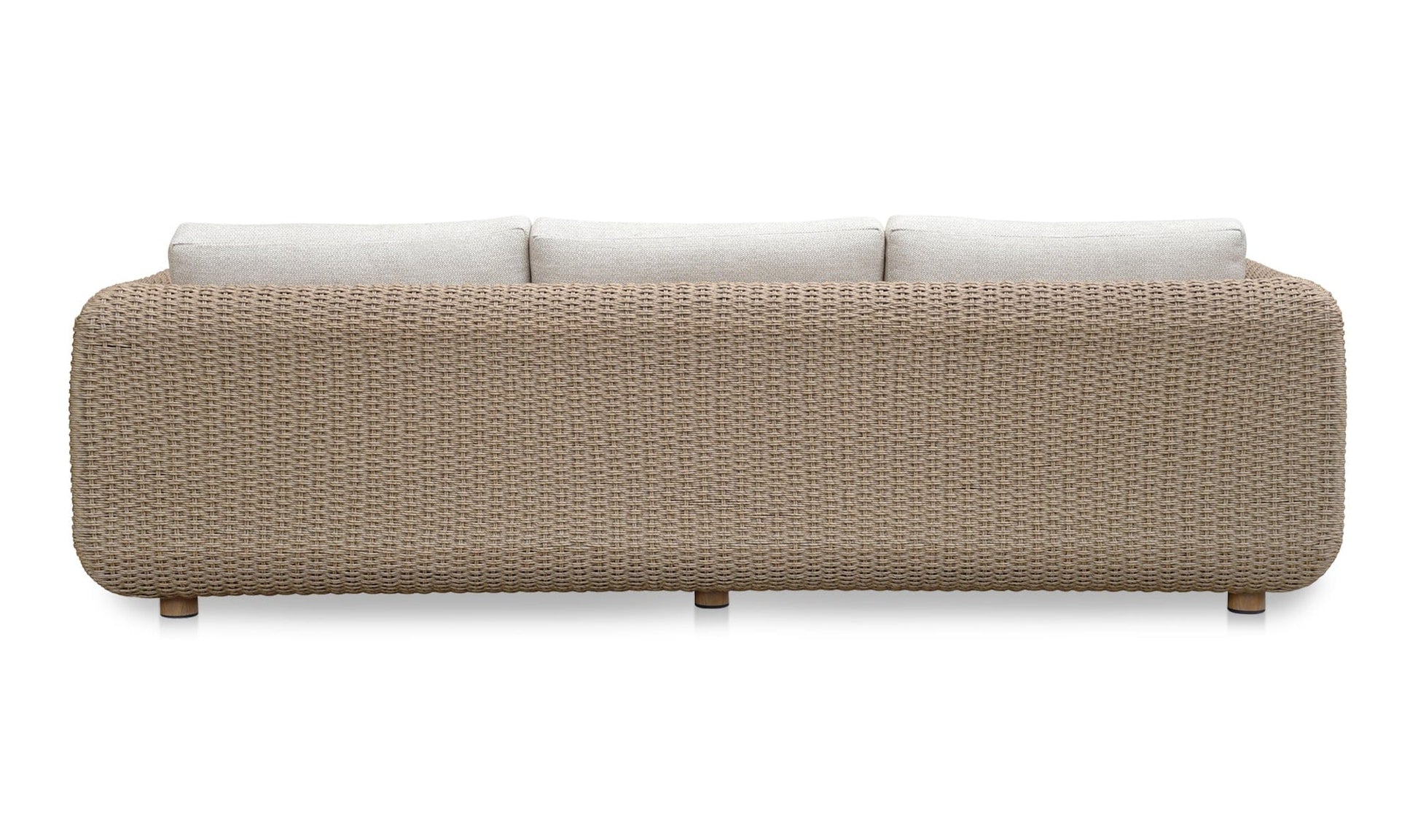 Moe's Home Collection Outdoor Sofas Soma Outdoor Sofa Natural Soma Outdoor Sofa Natural