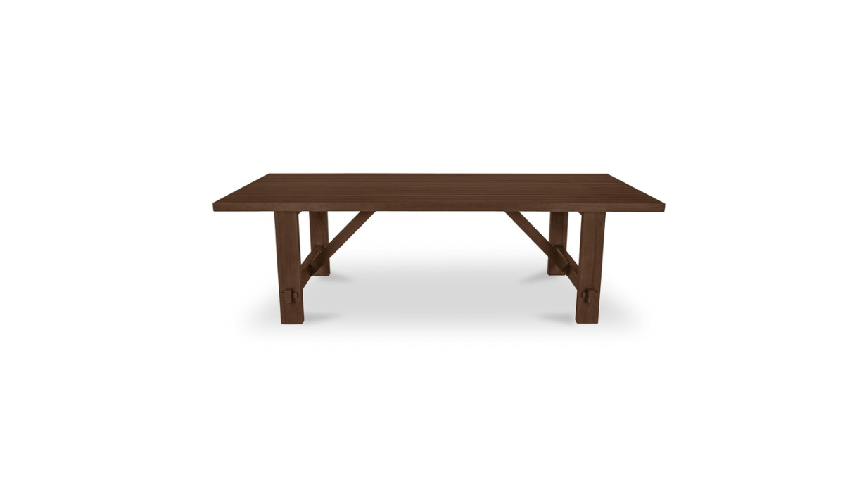 Moe's Home Collection Outdoor Table Esmond Outdoor Dining Table Brown Esmond Outdoor Dining Table Brown