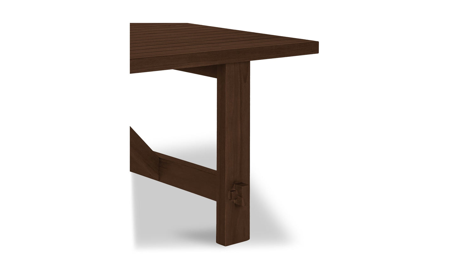 Moe's Home Collection Outdoor Table Esmond Outdoor Dining Table Brown Esmond Outdoor Dining Table Brown