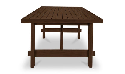 Moe's Home Collection Outdoor Table Esmond Outdoor Dining Table Brown Esmond Outdoor Dining Table Brown