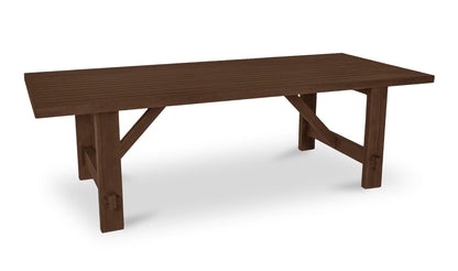 Moe's Home Collection Outdoor Table Esmond Outdoor Dining Table Brown Esmond Outdoor Dining Table Brown