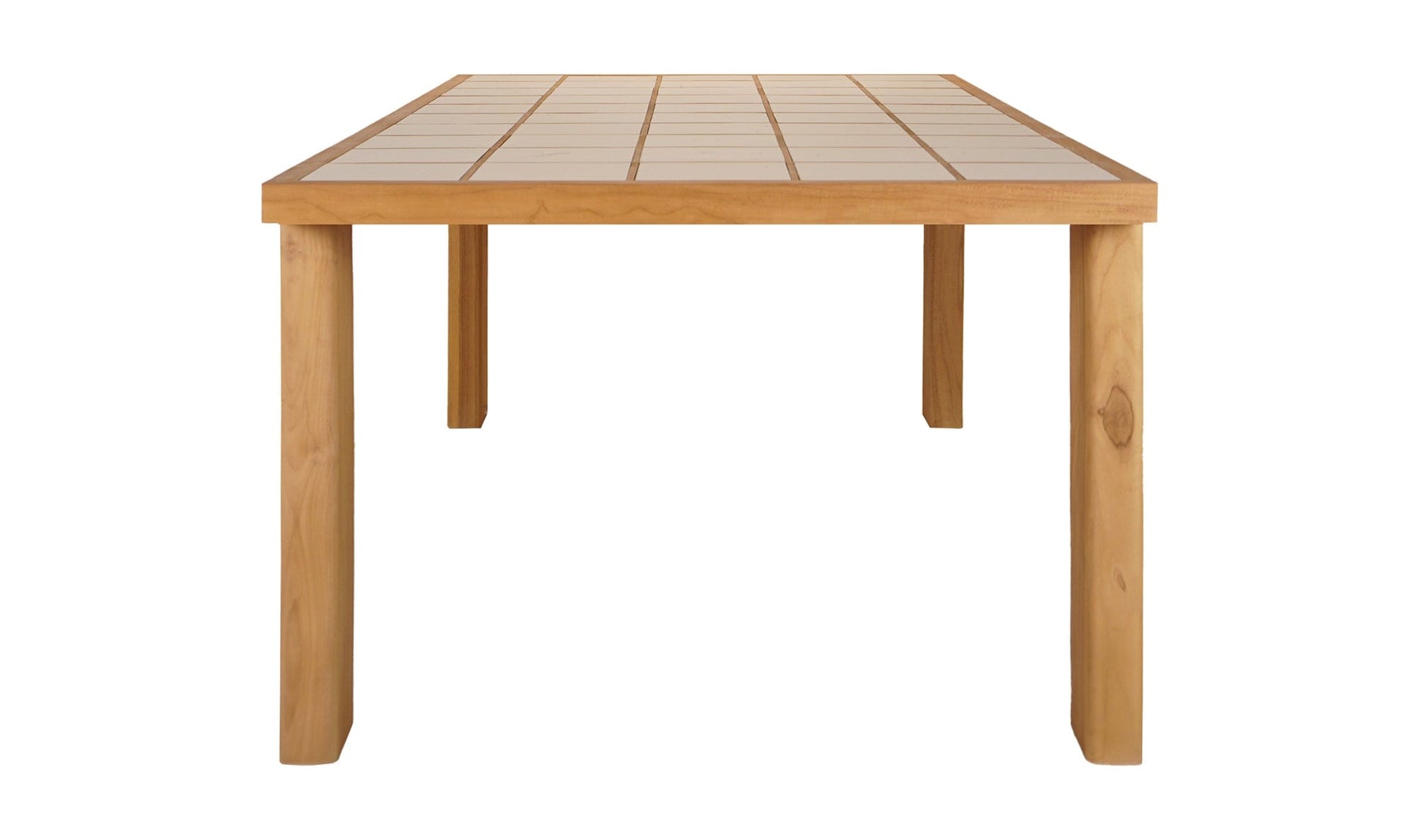 Moe's Home Collection Outdoor Table Marina Outdoor Dining Table Brown Marina Outdoor Dining Table Brown