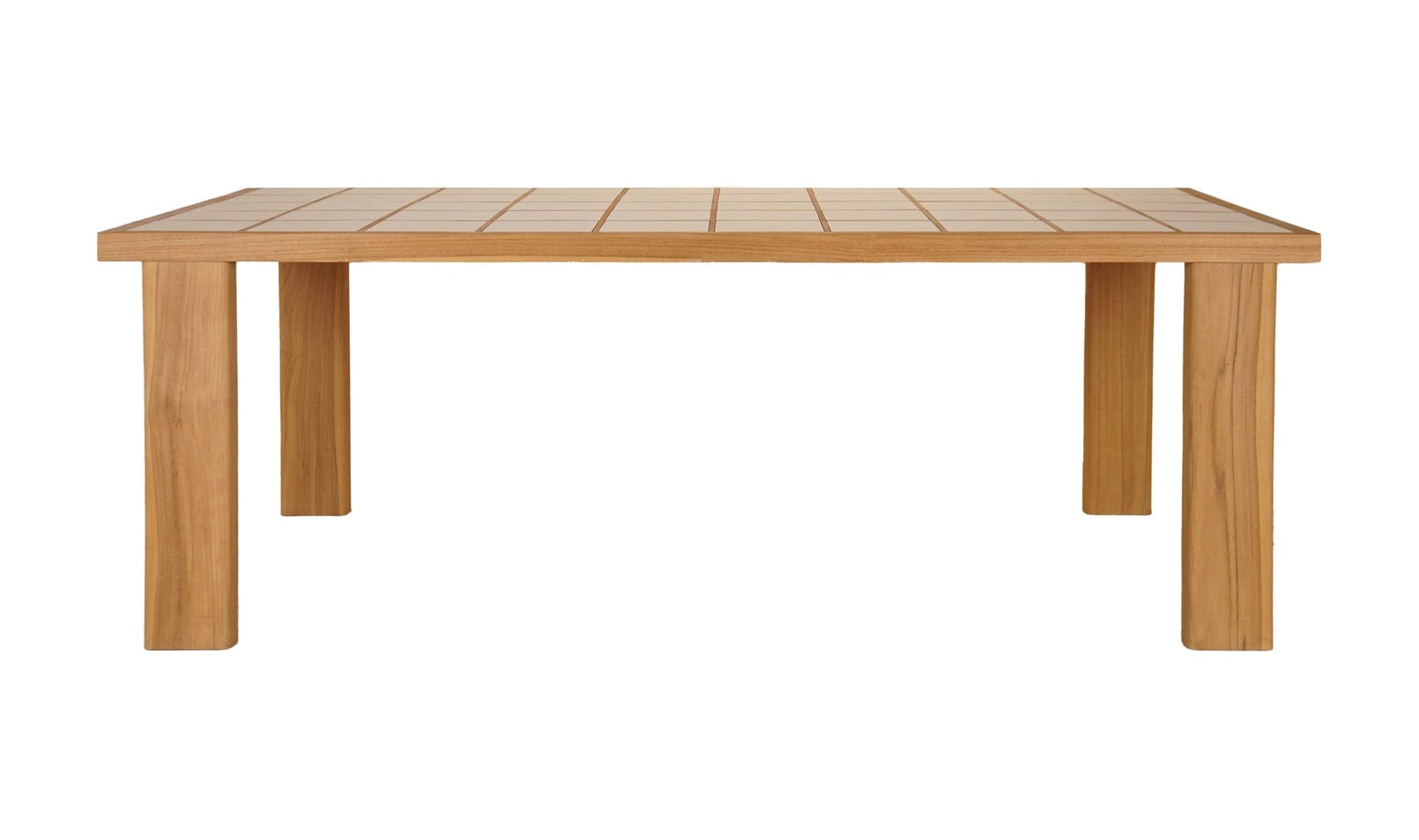 Moe's Home Collection Outdoor Table Marina Outdoor Dining Table Brown Marina Outdoor Dining Table Brown