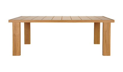 Moe's Home Collection Outdoor Table Marina Outdoor Dining Table Brown Marina Outdoor Dining Table Brown