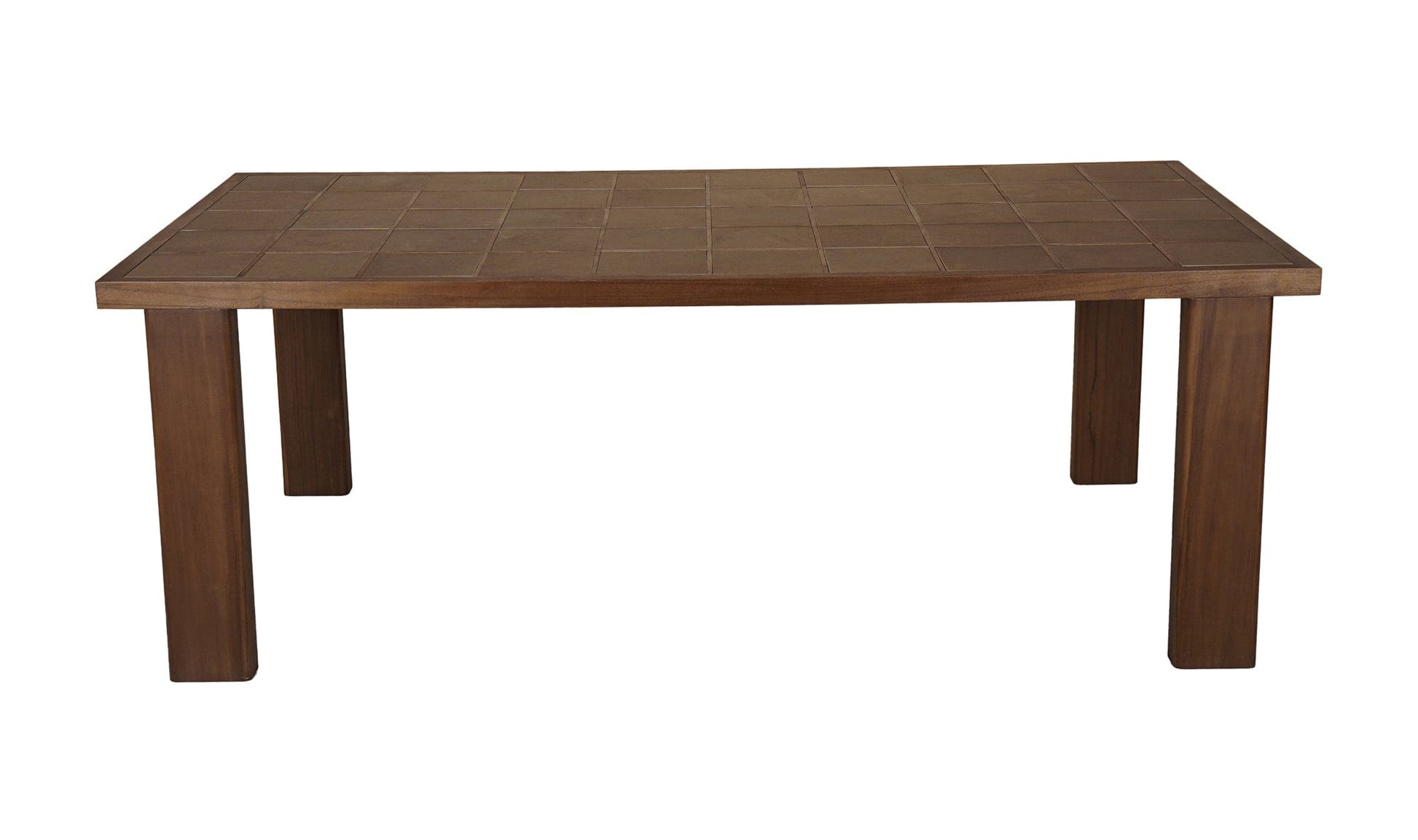 Moe's Home Collection Outdoor Table Marina Outdoor Dining Table Brown Marina Outdoor Dining Table Brown