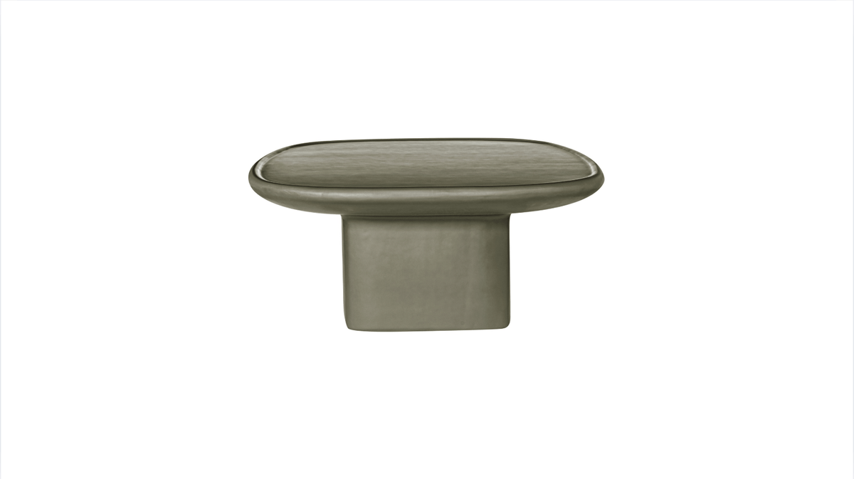 Moe's Home Collection Outdoor Tables Manon Outdoor Coffee Table Deep Green Manon Outdoor Coffee Table Deep Green