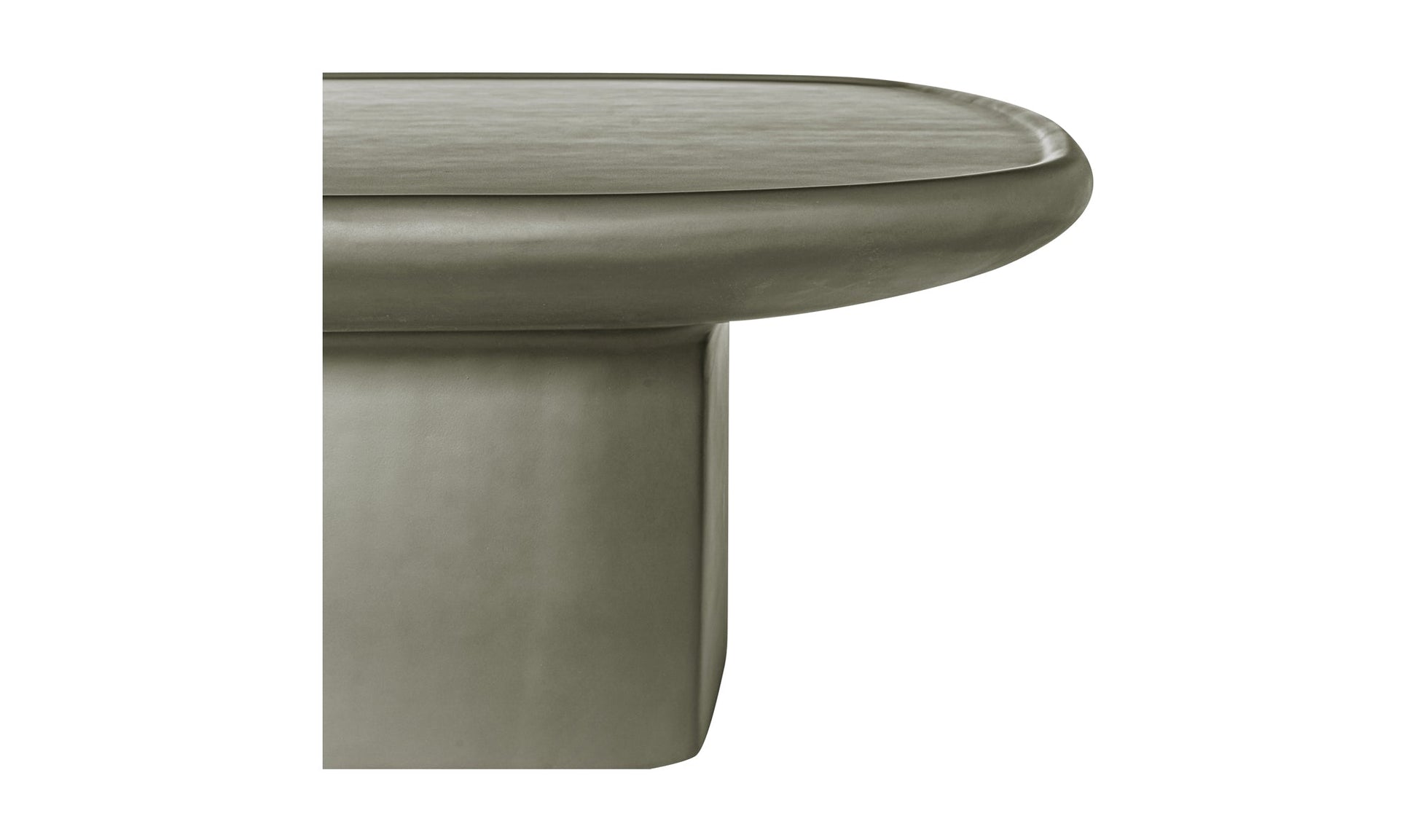 Moe's Home Collection Outdoor Tables Manon Outdoor Coffee Table Deep Green Manon Outdoor Coffee Table Deep Green