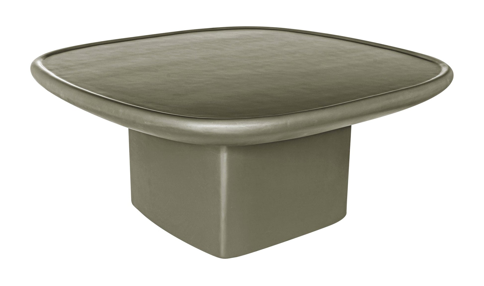 Moe's Home Collection Outdoor Tables Manon Outdoor Coffee Table Deep Green Manon Outdoor Coffee Table Deep Green