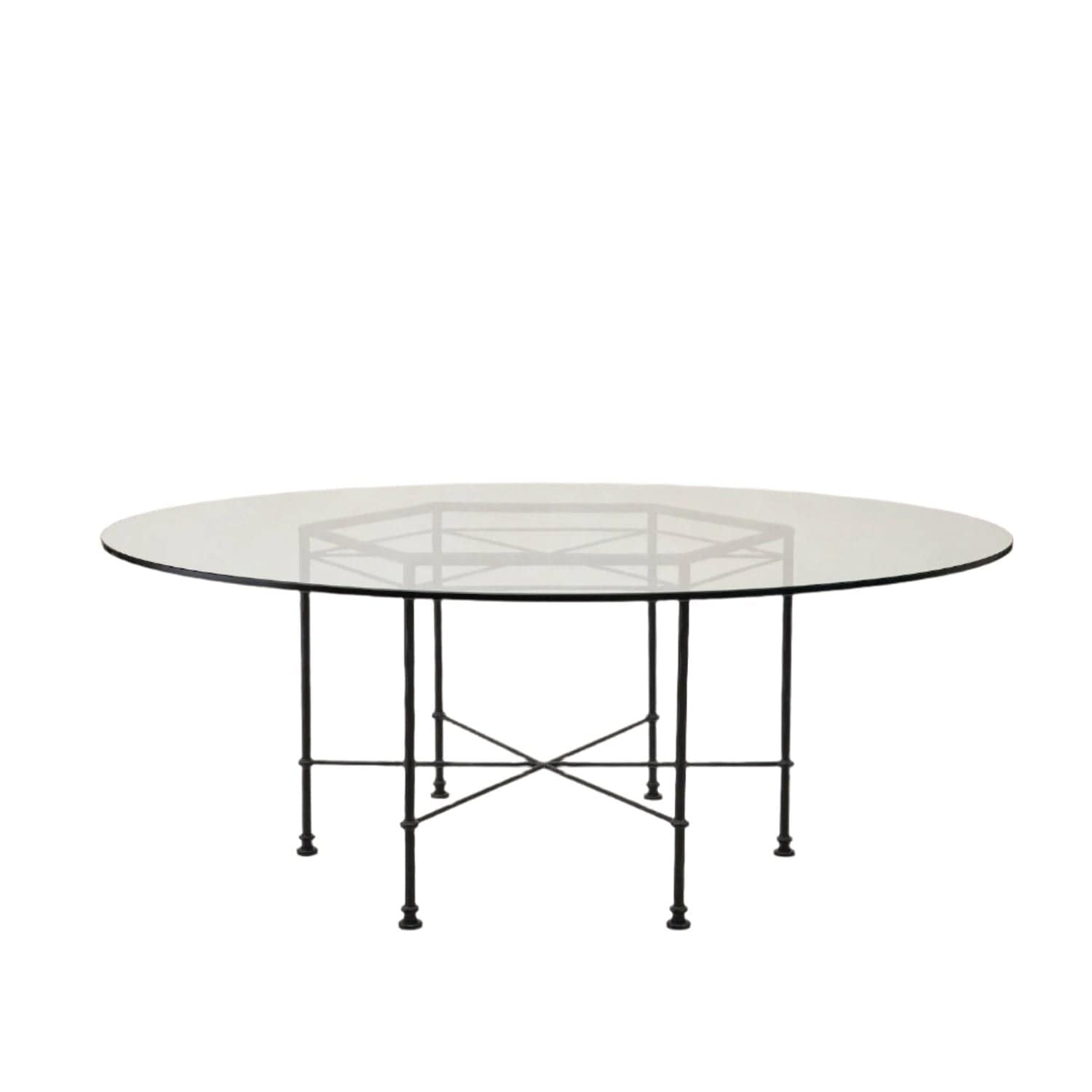 House of Leon Outdoor Tables 60" Provence Outdoor Glass Dining Table Provence Outdoor Glass Dining Table