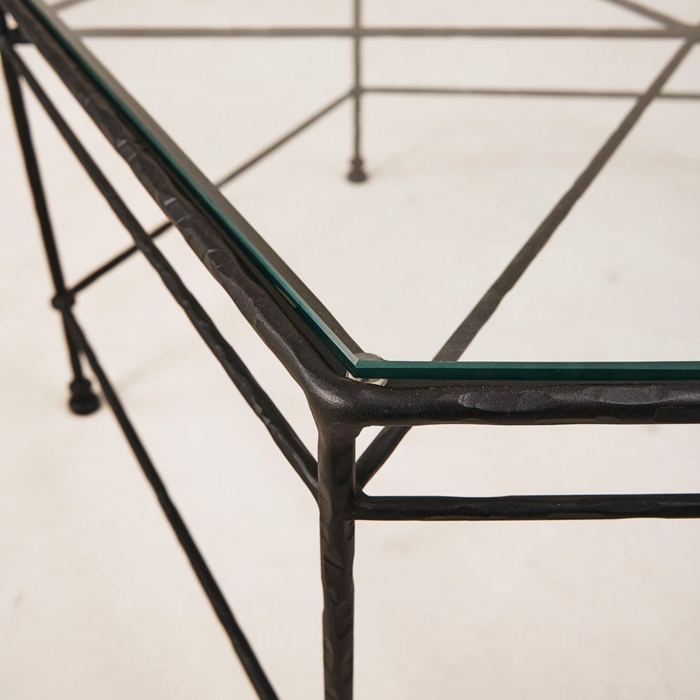House of Leon Outdoor Tables Provence Outdoor Glass Hexagonal Coffee Table Provence Outdoor Glass Hexagonal Coffee Table