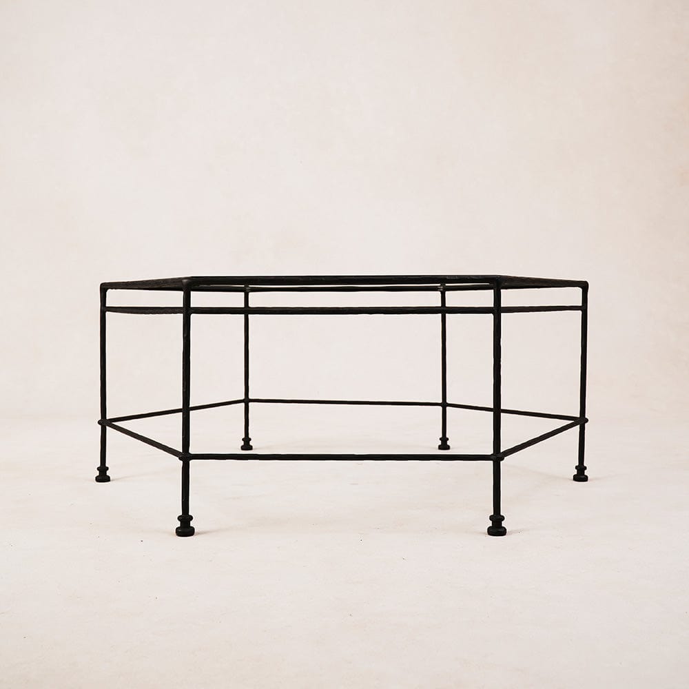 House of Leon Outdoor Tables Provence Outdoor Glass Hexagonal Coffee Table Provence Outdoor Glass Hexagonal Coffee Table
