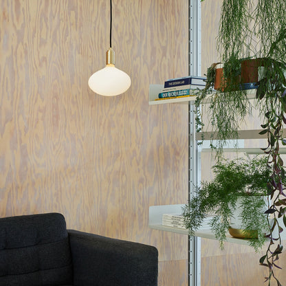 Oval II Pendant Light in Graphite.