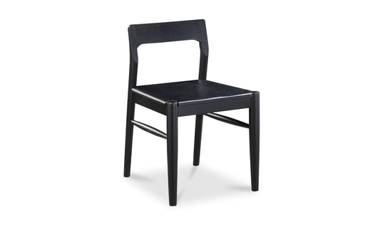 Moe's OWING DINING CHAIR BLACK OAK- SET OF TWO