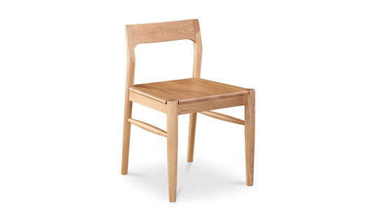 Moe's OWING DINING CHAIR NATURAL OAK- SET OF TWO