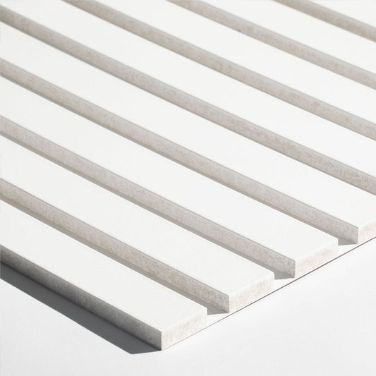 Paintable Slatted Wall Panels.