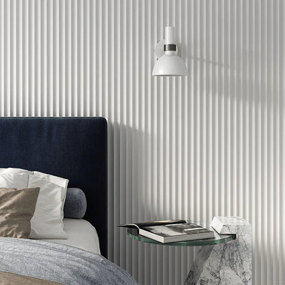 Paintable Wide Fluted Wall Panels.