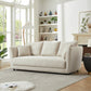 Ashcroft Furniture Co Pala Mid Century Modern Linen Sofa