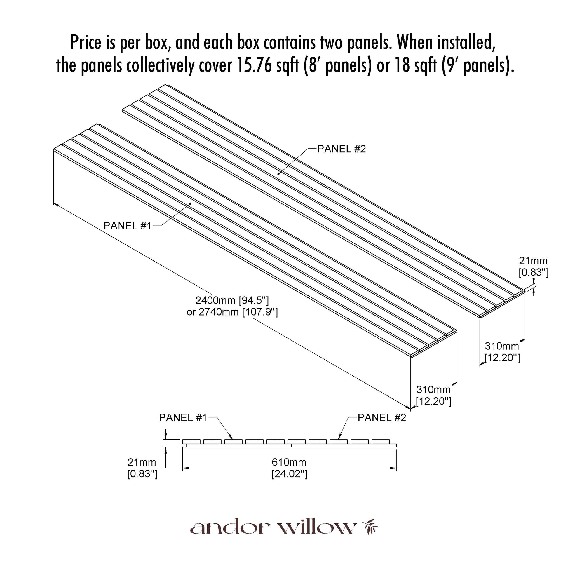 Andor Willow Panel Wide Willow Panel Wide Willow Panel