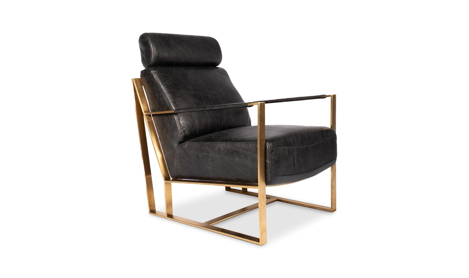 The Carpentry Shop Co. PARADISO CHAIR ONYX BLACK LEATHER PARADISO CHAIR ONYX BLACK LEATHER