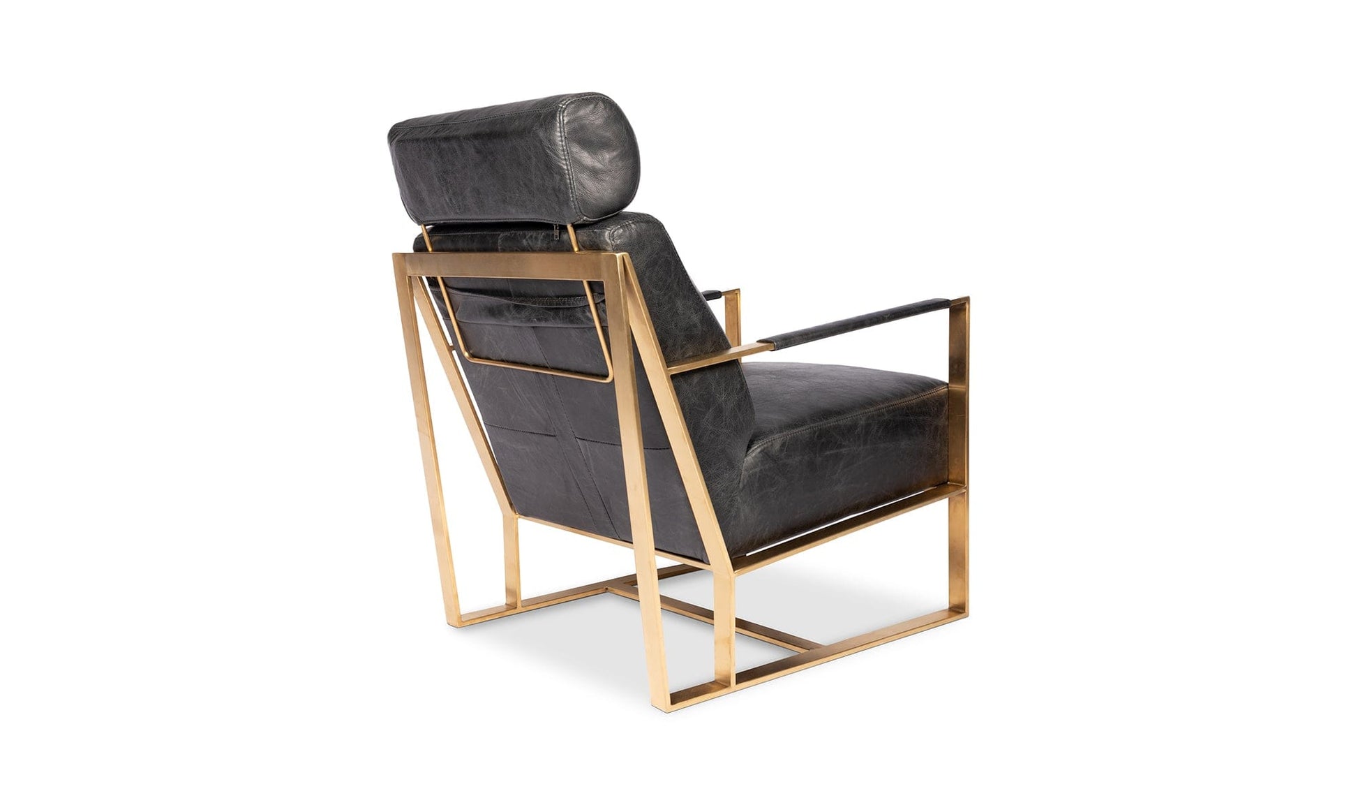 The Carpentry Shop Co. PARADISO CHAIR ONYX BLACK LEATHER PARADISO CHAIR ONYX BLACK LEATHER