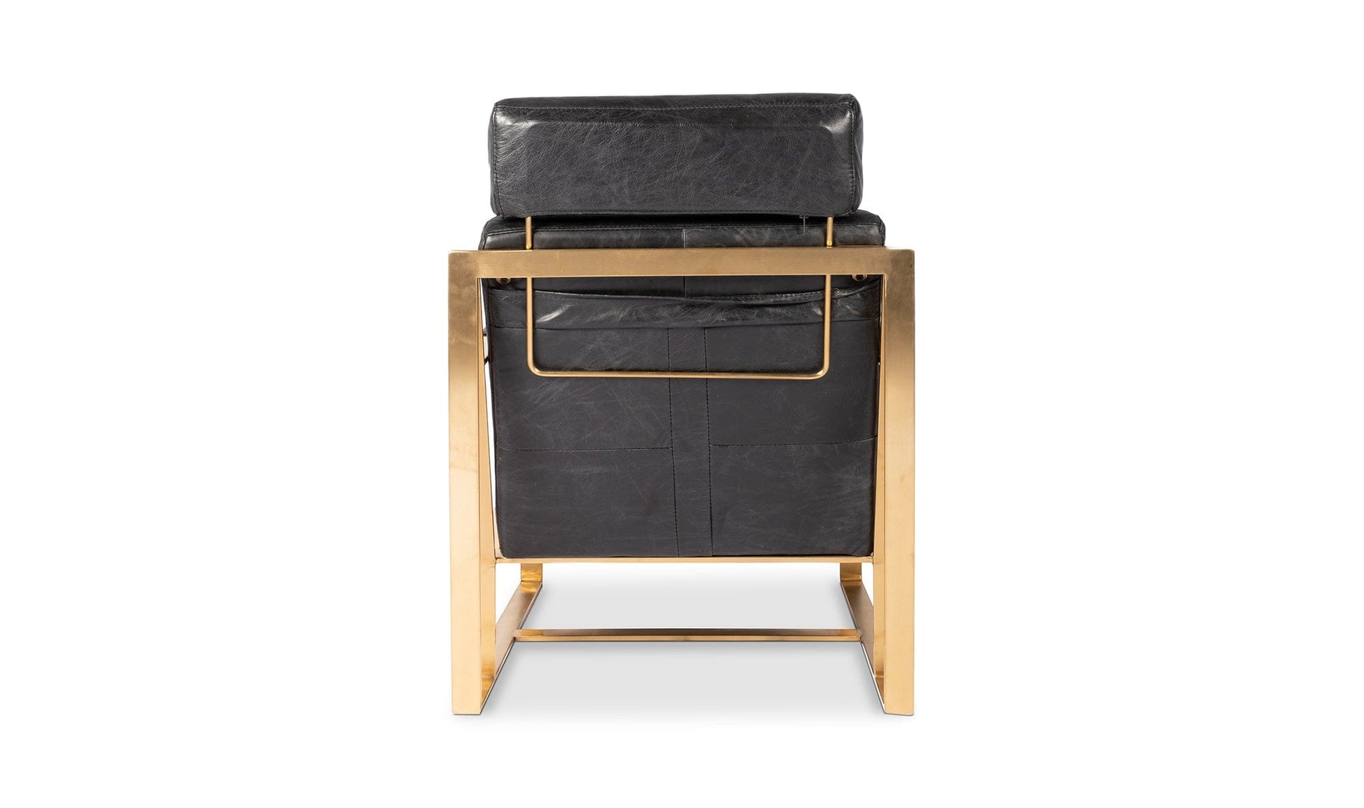 The Carpentry Shop Co. PARADISO CHAIR ONYX BLACK LEATHER PARADISO CHAIR ONYX BLACK LEATHER