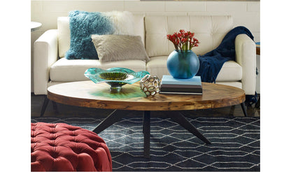 The Carpentry Shop Co. PARQ OVAL COFFEE TABLE AMBER PARQ OVAL COFFEE TABLE AMBER
