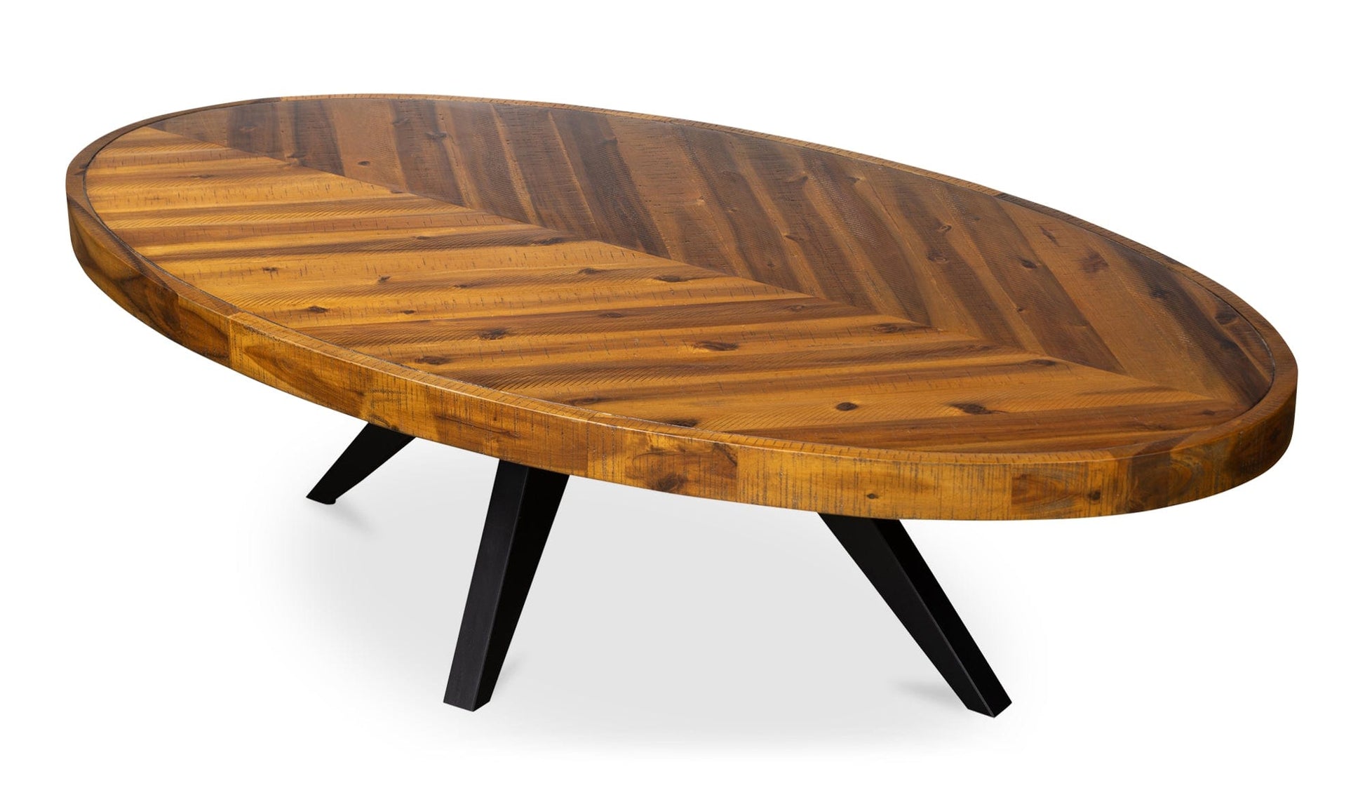 The Carpentry Shop Co. PARQ OVAL COFFEE TABLE AMBER PARQ OVAL COFFEE TABLE AMBER