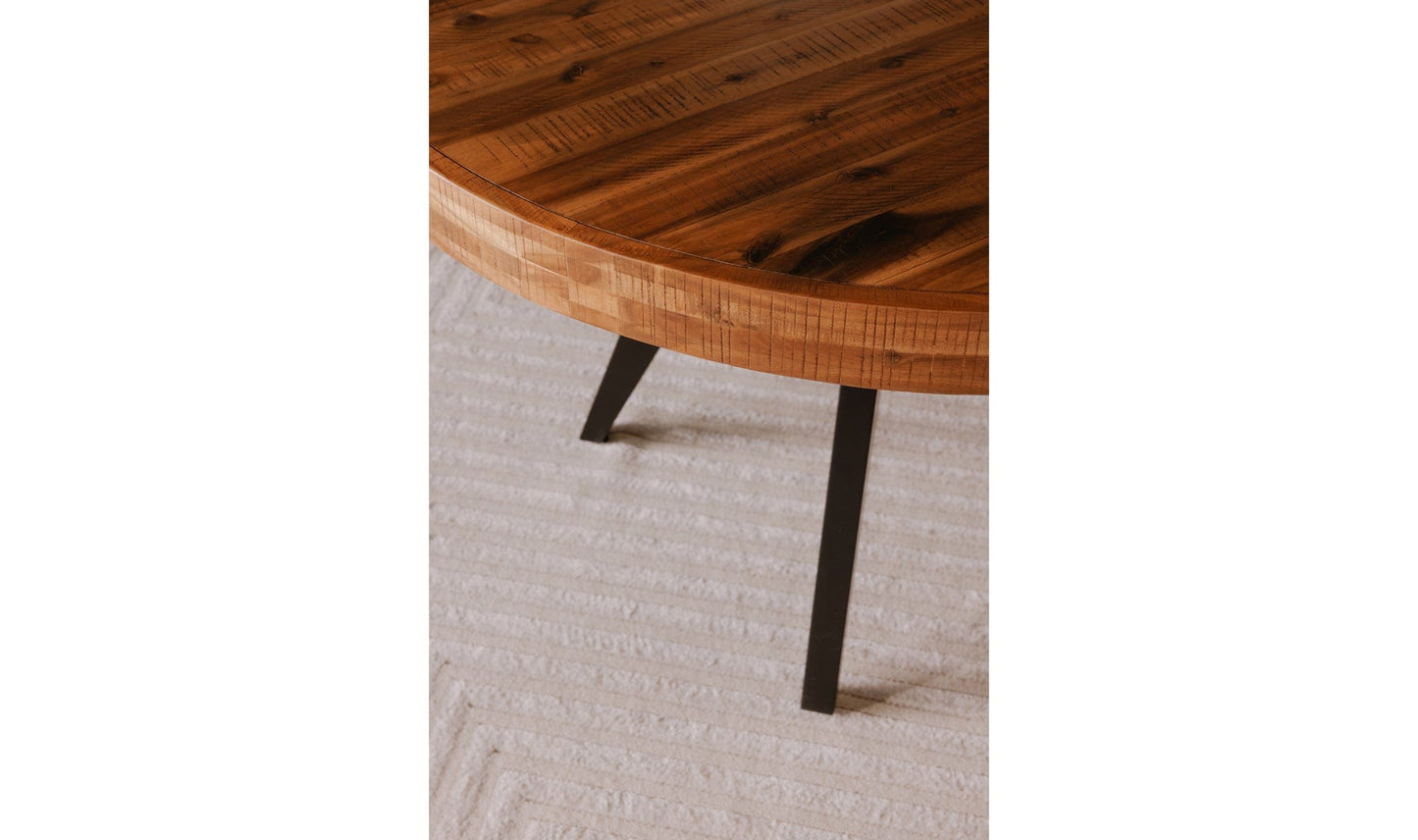 The Carpentry Shop Co. PARQ ROUND DINING TABLE AMBER PARQ ROUND DINING TABLE AMBER