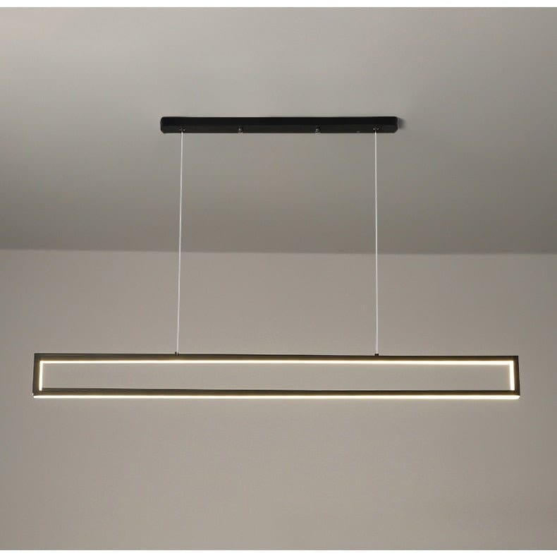 Residence Supply Pendant Lamp Medium - 40″x 4″ / 102cm x 10cm - 35W / Black / White Light Vincent Chandelier