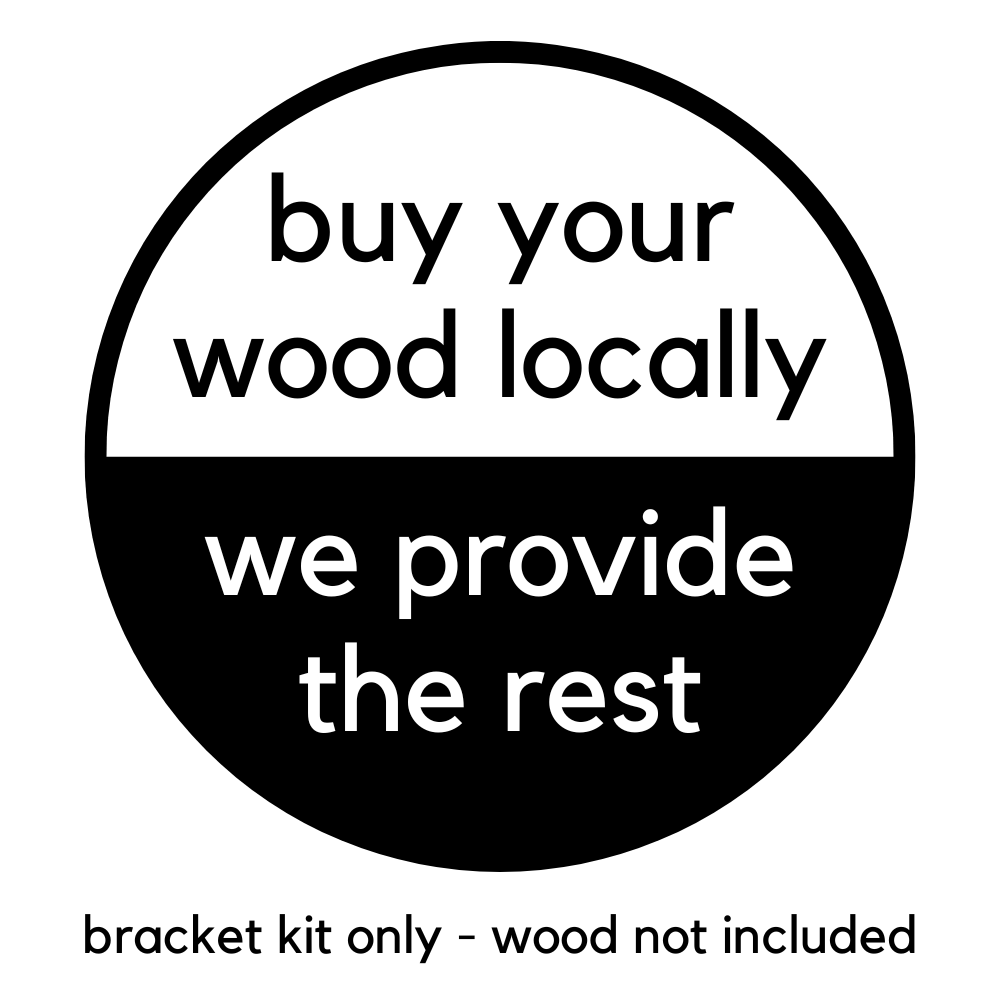 DIY Pergola Bracket Kit for a Freestanding Triangle Pergola Frame - Any Size Up to 12' x 12'.